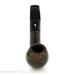 Mastro Geppetto pipa forma Bent Apple radica lucida - Pipe