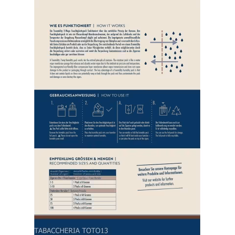 Control de Humedad Truemidity 69%, 60 gramos con bolsa hermética-Humidificadores bidireccionales