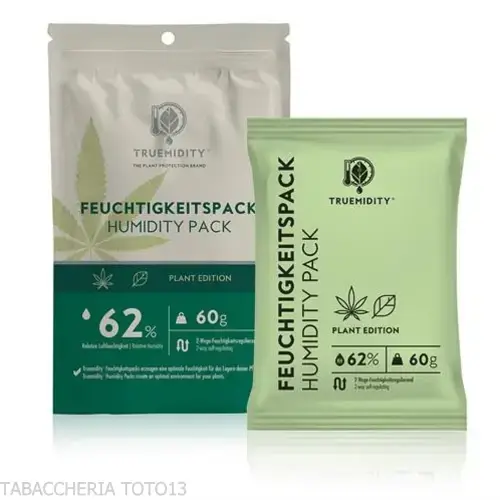 Sachets d'humidité Truemidity 62 % - 60 g pour tabac Kentucky ou cannabis-Humidificateurs bidirectionnels