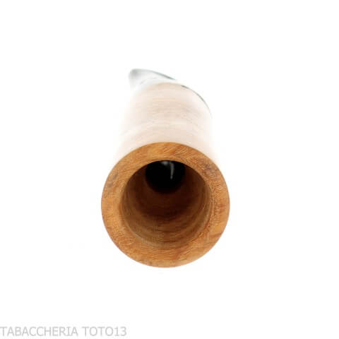 "Classic" olive wood mouthpiece for Toscano cigars with 9mm filter-Mouthpiece to smoke the Toscano cigar