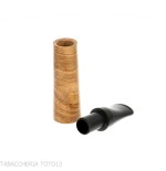 Klassisches Mundstück aus Olivenholz für Toscano-Zigarren mit 9-mm-Filter-Mundstück, um die Toscano-Zigarre zu rauchen