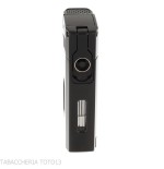 Silver Match Dublin accendino nero double jet flame con tagliasigari V cut-Accendini per Sigaro