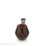 Mastro Geppetto pipa forma Rhodesian dritta in radica naturale-Mastro Geppetto