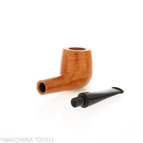 Mastro Geppetto straight billiard-shaped pipe in polished briar - Tobacco Pipes - Natural root
