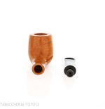 Pipe Mastro Geppetto droite en bruyère polie, forme billard - Pipe Pour le Tabac - Racine naturelle