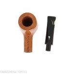 Mastro Geppetto straight billiard-shaped pipe in polished briar - Tobacco Pipes - Natural root