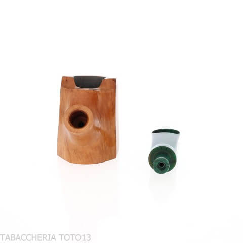 Mastro Geppetto pipe shape Cherrywood stand up straight natural briar - Tobacco Pipes - Natural root