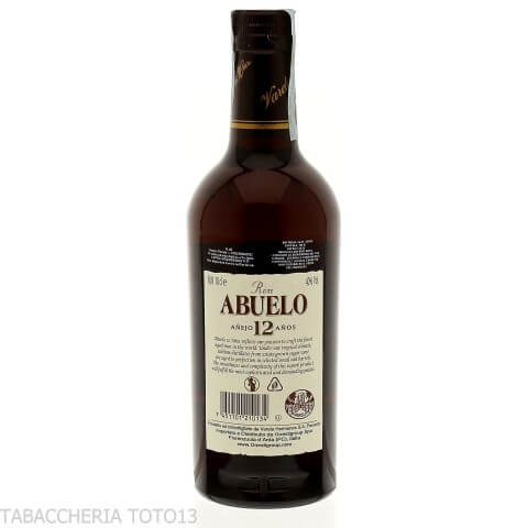 Abuelo anejo 12 anos Vol.40% Cl.70 - Spiritueux - Mélasse