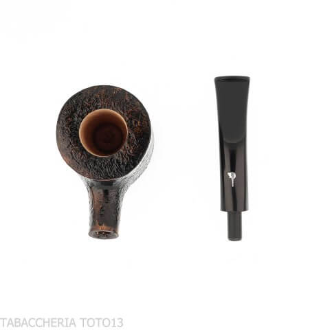 Mastro Geppetto Pipe en forme cherrywood en bruyère sablée - Pipe Pour le Tabac - Racine naturelle