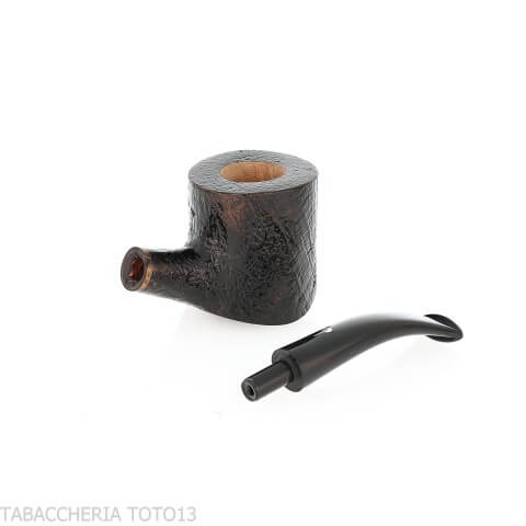 Mastro Geppetto Pfeife in Cherrywoodform aus sandgestrahltem Dornbusch - Tabakpfeifen