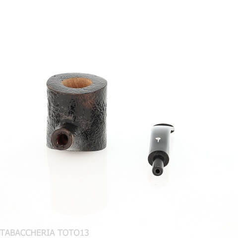 Mastro Geppetto Cherrywood shaped pipe in sandblasted briar - Tobacco Pipes - Natural root