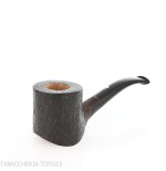 Mastro Geppetto Cherrywood shaped pipe in sandblasted briar - Tobacco Pipes - Natural root
