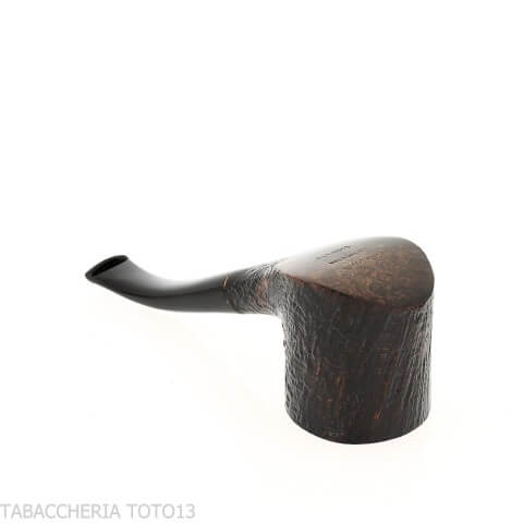 Mastro Geppetto Cherrywood shaped pipe in sandblasted briar - Tobacco Pipes - Natural root