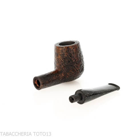 Pipe de billard droit en bruyère sablée Mastro Geppetto - Pipe Pour le Tabac - Racine naturelle