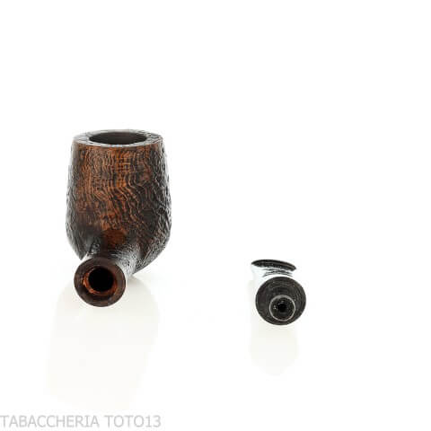 Mastro Geppetto Billiard dritta in radica sabbiata - Pipe