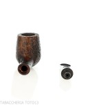 Straight billiard pipe in sandblasted briar Mastro Geppetto - Tobacco Pipes - Natural root