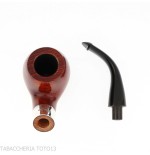 Peterson Deluxe Classic Terracotta 68 Bent Apple P-lip-Peterson
