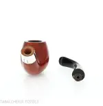 Peterson Deluxe Classic Terracotta 68 Bent Apple P-lip-Peterson