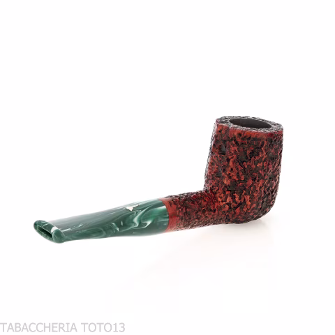 Mastro Geppetto Panel Billiard dritta in radica rusticata - Pipe