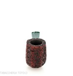 Mastro Geppetto Panel Billiard dritta in radica rusticata - Pipe