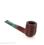 Pipe de billard à panneau droit Mastro Geppetto en bruyère rustiquée - Pipe Pour le Tabac - Racine naturelle