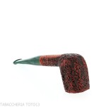 Mastro Geppetto straight Panel Billiard pipe in rusticated briar - Tobacco Pipes - Natural root