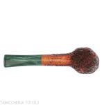 Mastro Geppetto Panel Billiard dritta in radica rusticata - Pipe