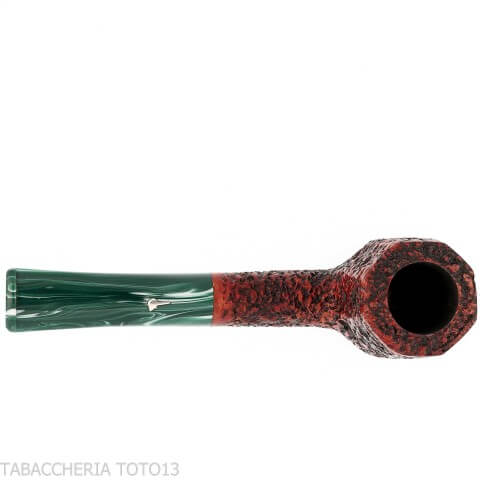 Mastro Geppetto straight Panel Billiard pipe in rusticated briar - Tobacco Pipes - Natural root