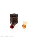 Mastro Geppetto Pot Motorities straight pipe in rusticated briar - Tobacco Pipes - Natural root