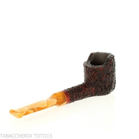 Mastro Geppetto Pot Motorities straight pipe in rusticated briar - Tobacco Pipes - Natural root