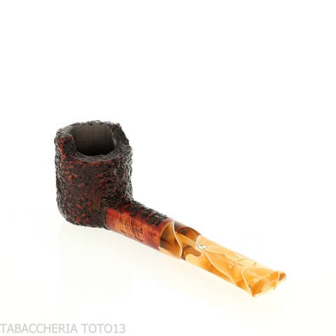 Mastro Geppetto Pot Motorities straight pipe in rusticated briar - Tobacco Pipes - Natural root