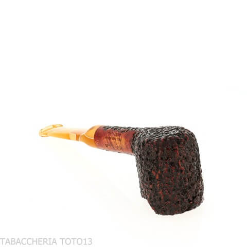 Mastro Geppetto Pot Motorities straight pipe in rusticated briar - Tobacco Pipes - Natural root