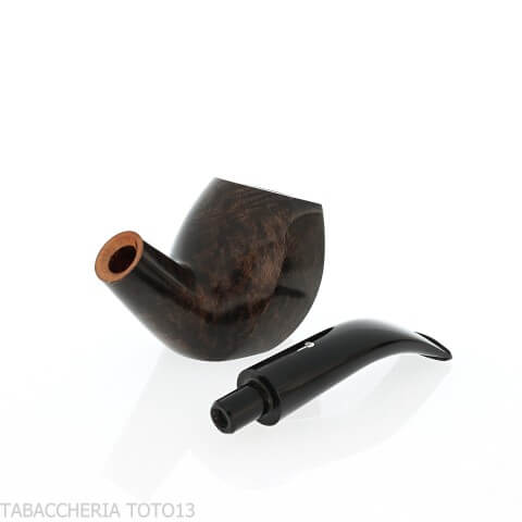 Pipe Mastro Geppetto Bent Panel en bruyère polie - Pipe Pour le Tabac - Racine naturelle