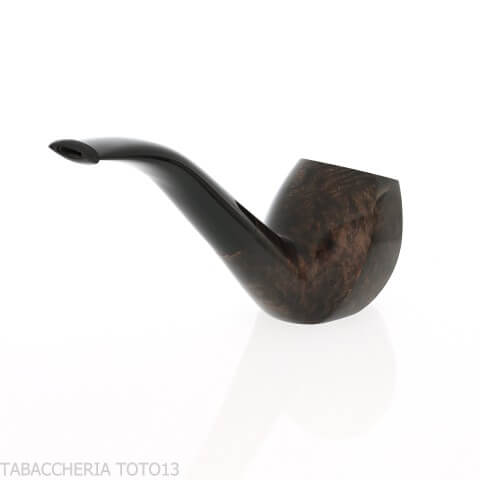 Mastro Geppetto pipa forma Bent Panel radica lucida - Pipe