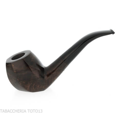 Pipe Mastro Geppetto Bent Panel en bruyère polie - Pipe Pour le Tabac - Racine naturelle