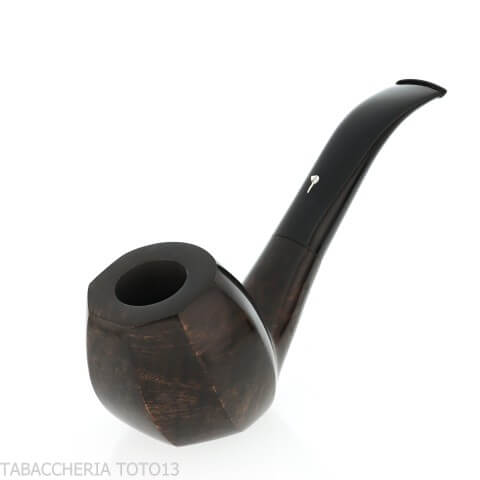 Pipe Mastro Geppetto Bent Panel en bruyère polie - Pipe Pour le Tabac - Racine naturelle