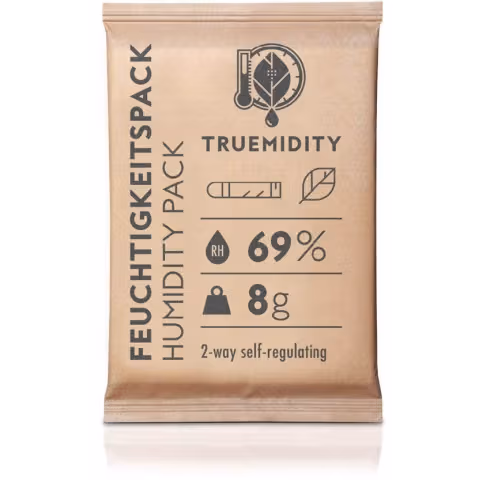 Truemidity humidity control 69% Sachet hermétique de 8 grammes-Humidificateurs bidirectionnels