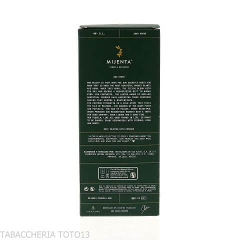 Tequila Mijenta Reposado Vol.40% Cl.70 - Spiritueux - Agave