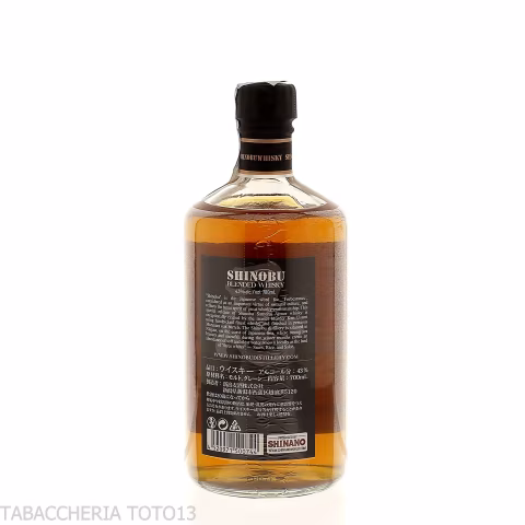 Whisky giapponese Shinobu Shogun con Armatura Samurai