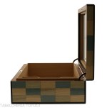 Morici Laguna Humidor mit Glasdeckel und Intarsien