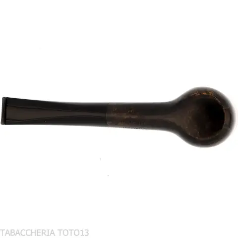 Mastro Geppetto Pot Motorities Pfeife, gerades Design, poliertes Bruyèreholz