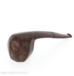 Pipa octogonal Demua de brezo oscuro pulido - Demua - Gheppo Italian Pipes