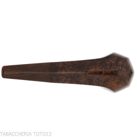 Pipa octogonal Demua de brezo oscuro pulido - Demua - Gheppo Italian Pipes