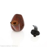Gheppo forma brandy curva finitura radica naturale lucida - Gheppo Italian Pipes - Gheppo Italian Pipes