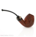 Gheppo forma brandy curva finitura radica naturale lucida - Gheppo Italian Pipes - Gheppo Italian Pipes