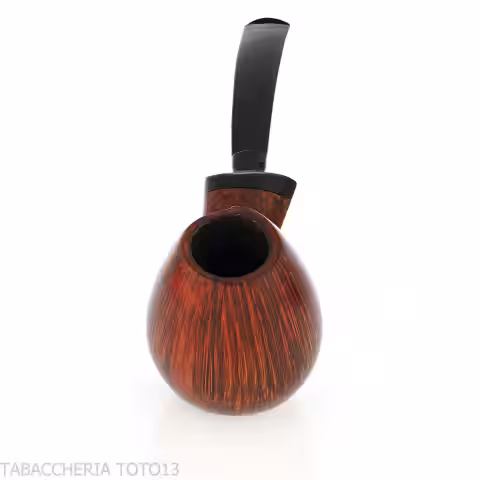 Gheppo forma brandy curva finitura radica naturale lucida - Gheppo Italian Pipes - Gheppo Italian Pipes
