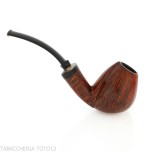 Gheppo Brandypfeife mit geschwungenem Holm und polierter Oberfläche aus natürlichem Bruyèreholz - Gheppo Italian Pipes - Gheppo 