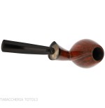 Gheppo forma brandy curva finitura radica naturale lucida - Gheppo Italian Pipes - Gheppo Italian Pipes