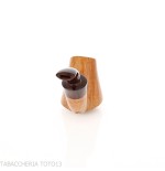 Gheppo forma vulcano finitura radica naturale lucida - Gheppo Italian Pipes - Gheppo Italian Pipes