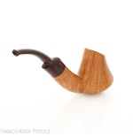 Gheppo forma vulcano finitura radica naturale lucida - Gheppo Italian Pipes - Gheppo Italian Pipes